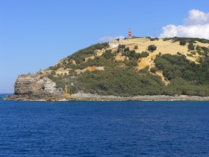 Lighthouse on Moreton Island, Queensland, Australia